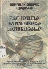Image of Pusat penelitian dan pengembangan lektur kegamaan/Direktorat Jendarl Bimas Islam dan Penyelenggaraan Haji
