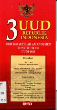 Image of 3 UUD Republik Indonesia