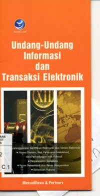 Image of Undang-Undang Informasi dan Transaksi Elektronik