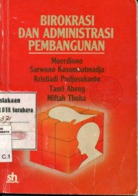 Image of Birokrasi dan administrasi pembangunan