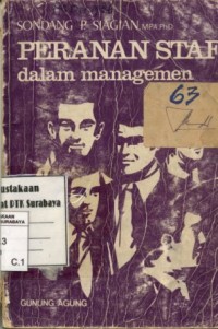 Image of PERANAN STAF DALAM MANAGEMEN