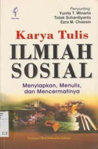 Image of Karya Tulis Ilmiah Sosial , Menyiapkan,Menulis,dan Mencermatinya