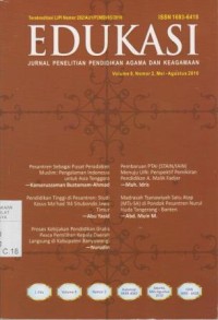 Image of edukasi jurnal penelitian pendidikan agama dan keagamaan nomor 1,2&3