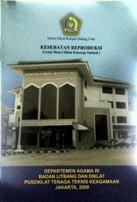 Image of Kesehatan reproduksi : untuk materi diklat keluarga sakinah
