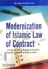 Image of Modernization of Islamic Law of Contract