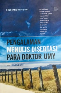 Image of Pengalaman Menulis Disertasi para Doktor UMY