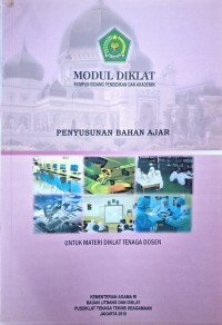 Image of Penyusunan bahan ajar untuk materi diklat tenaga dosen