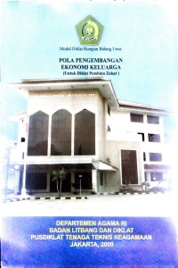 Image of Pola pengembangan ekonomi keluarga : untuk diklat pembina zakat
